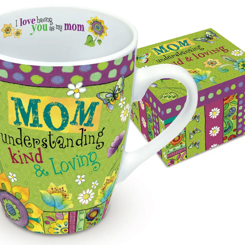 “Mom” Ceramic Mug with Gift Box