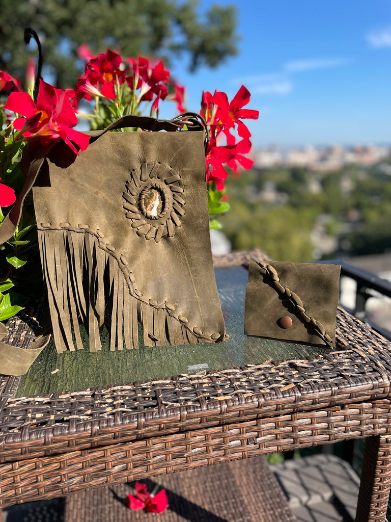 Earthwear - Handmade Leather Purse - SALE