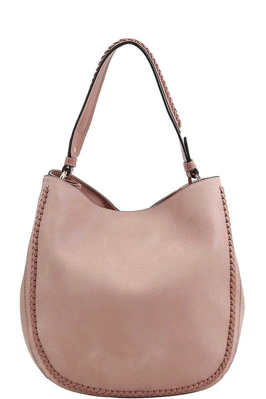 Elegant Satchel - Mauve