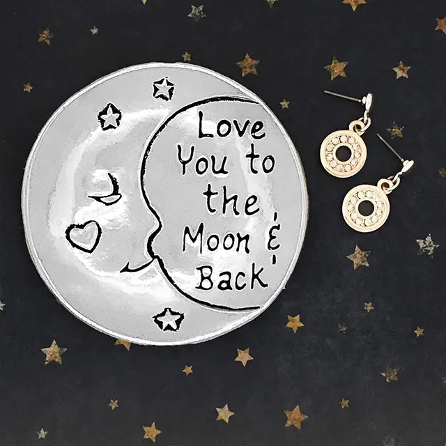 Love You To The Moon And Back Charm Bowl