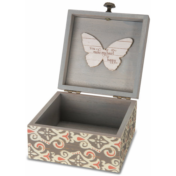 Decorative Wooden Keepsake Box