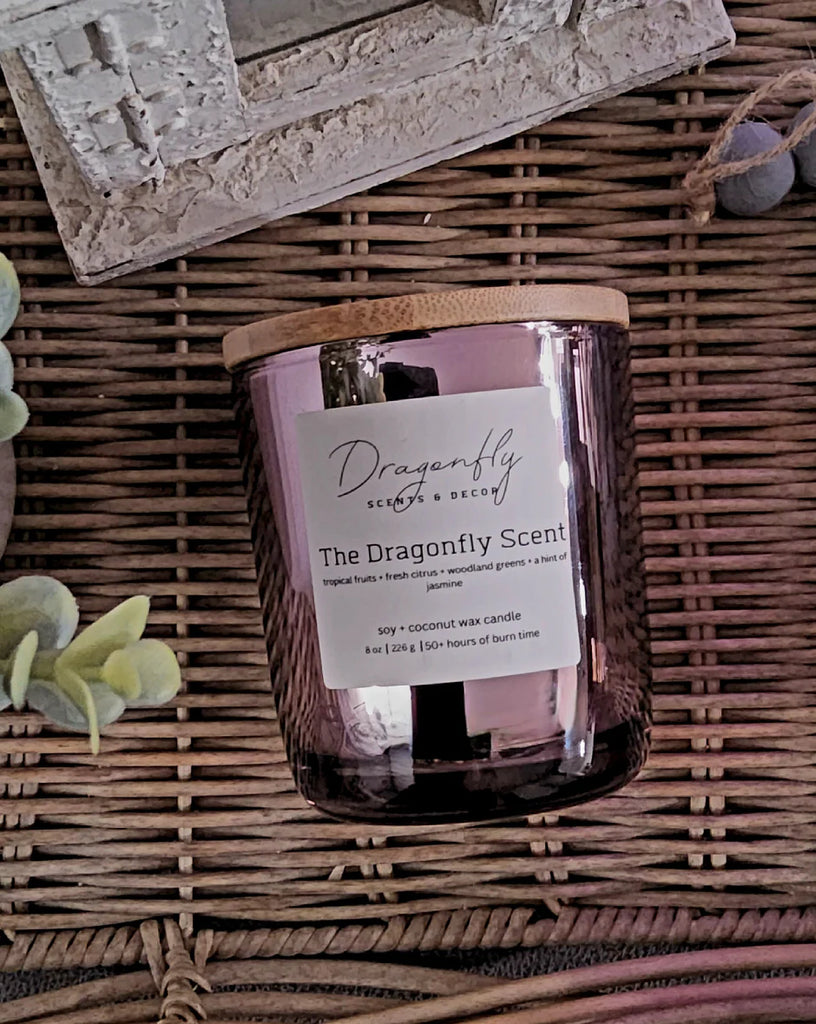 8oz Soy Candle - Purple Jar