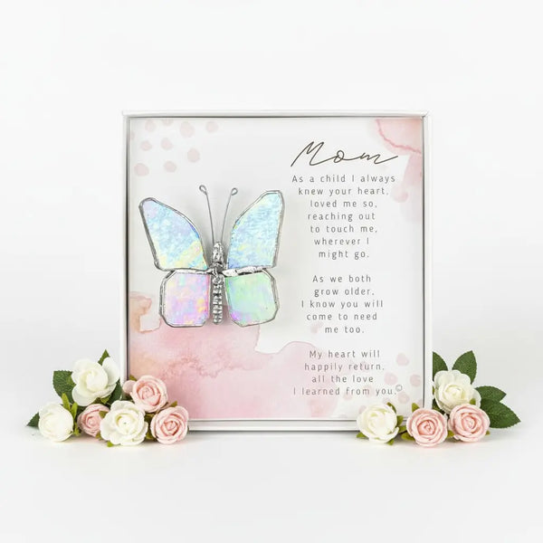 Mom - Stained Glass Butterfly