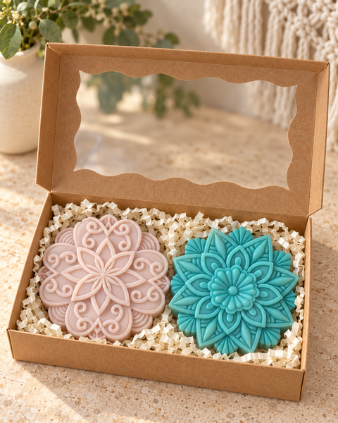 Handcrafted Artisan Soap Gift Set – 2 Piece| Asian Sandalwood & Moroccan Cashmere