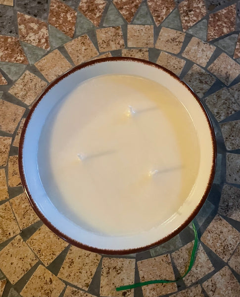 16oz Boho Ceramic Soy Candle - Off White