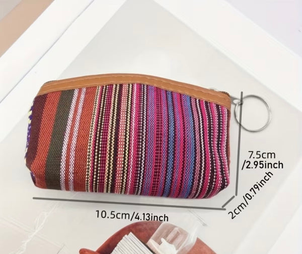 Ethnic Coin Pouch - Multi
