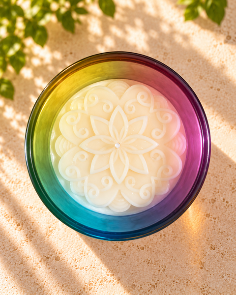 Bohemian Mandala Hand-Poured Soy Candle