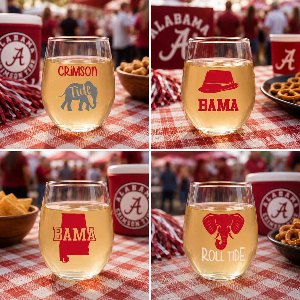 Bama Shatterproof Stemless Wine Tumbler - 4 Pack