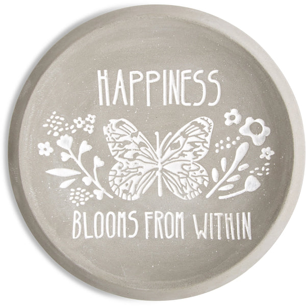 Happiness: Cement Keepsake Dish