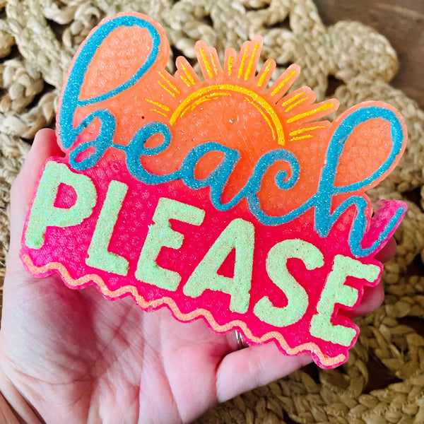 Beach Please Car Freshie