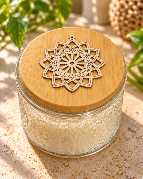 Serenity Bloom Hand-Poured Soy Candle