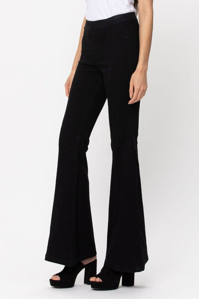 Seam Detailing Flares - Black