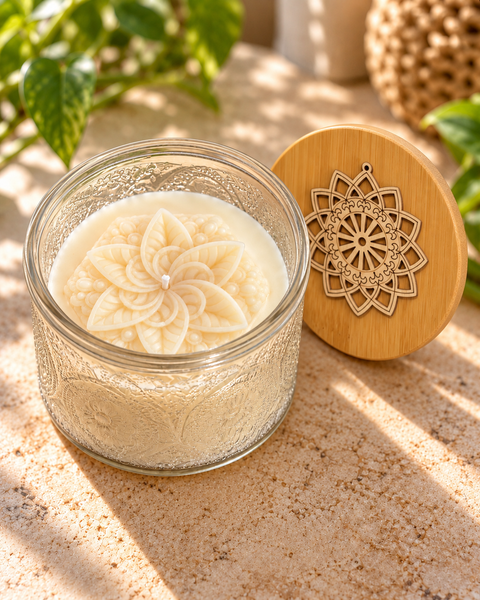 Serenity Bloom Hand-Poured Soy Candle