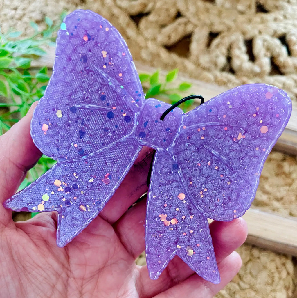 Glitter Bow Car Freshie
