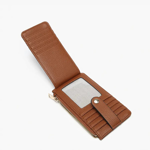 Multi-Card Wallet w/Strap - Cocoa Pearl