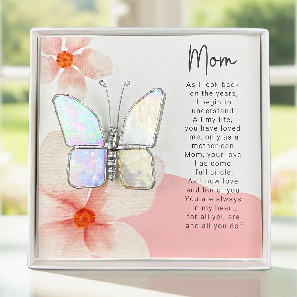 Mom - Stained Glass Butterfly