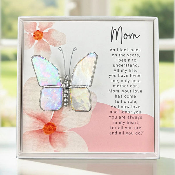 Mom - Stained Glass Butterfly