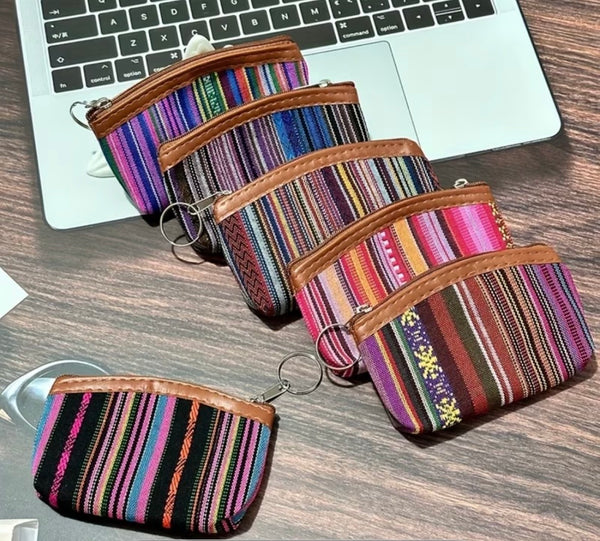 Ethnic Coin Pouch - Multi