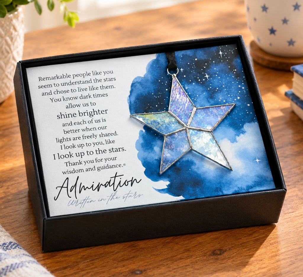 Written in the Stars - Stained Glass Star