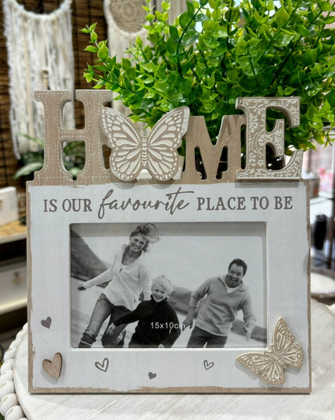 “Home” Photo Frame