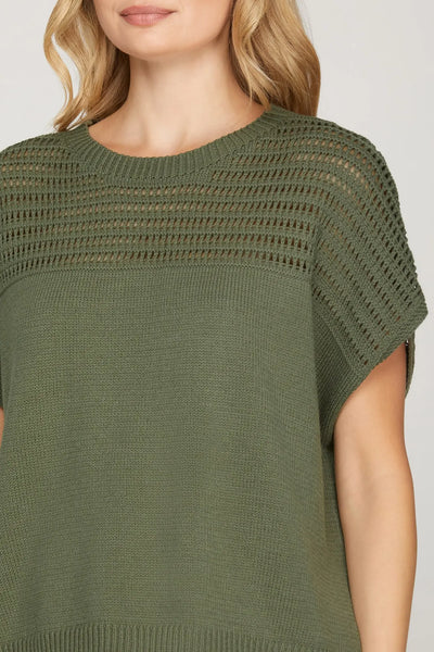 Dolman Sleeve Knit - Top