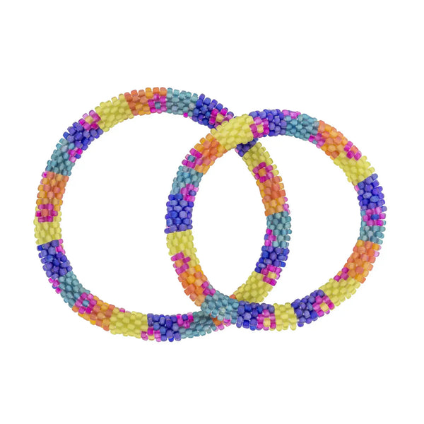 Mommy & Me Roll on Bracelets - Finger Paint - Set of 2