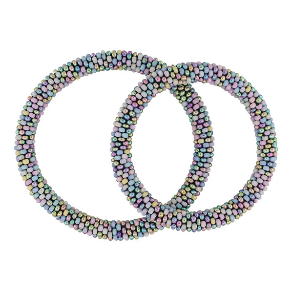 Mommy & Me Roll On Bracelets - Pastel Moon - Set of 2