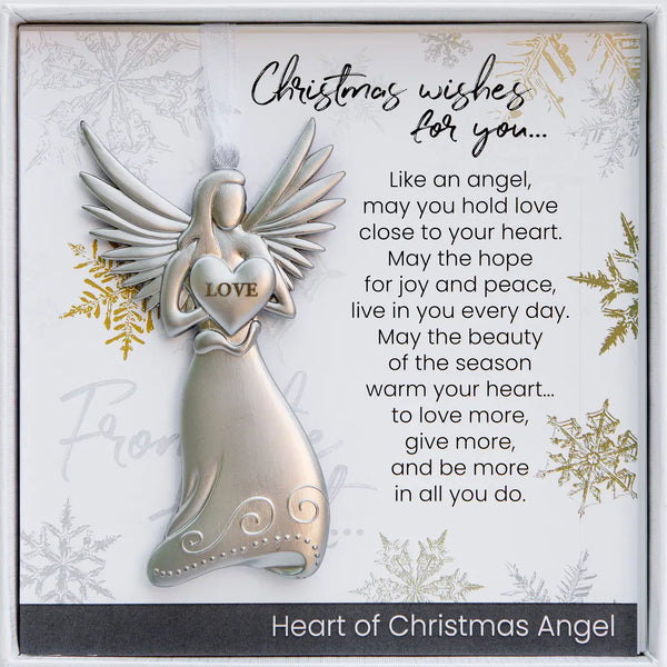Christmas Angel Keepsake Ornament w/ Sentiment Card