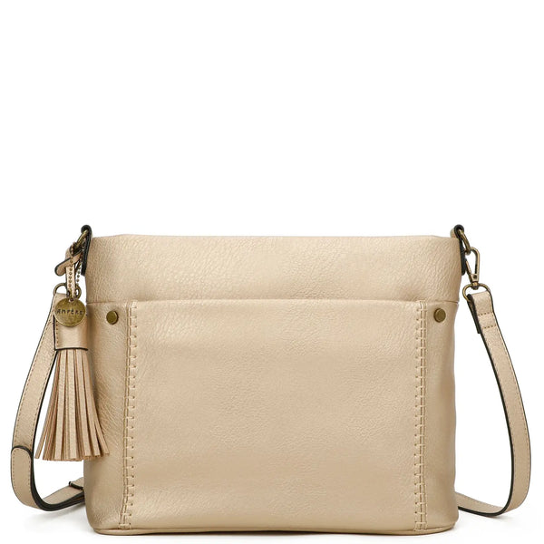 Crossbody Bag w/ Tassel - Gold