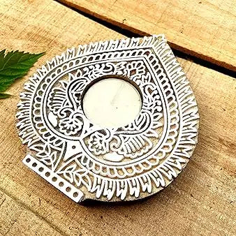 Handmade Wooden Tealight Holder