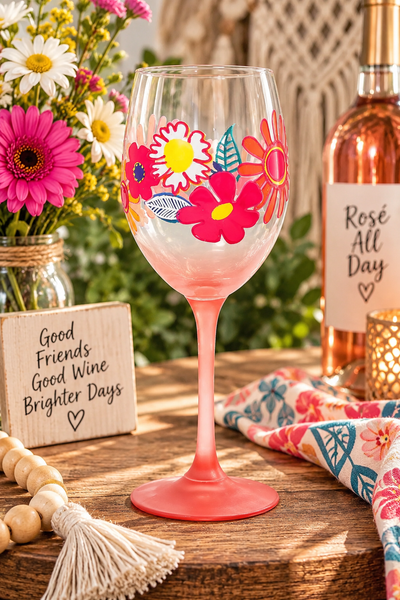 Best Friends: Gift Boxed 18oz Wine Glass