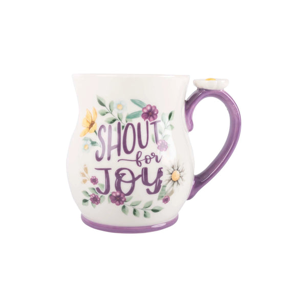 Ceramic Mug & Coaster Set: Shout For Joy