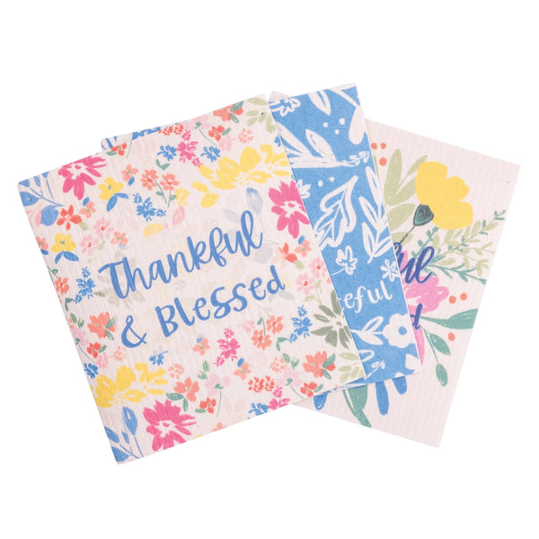 Dishcloth Set: Thankful & Blessed