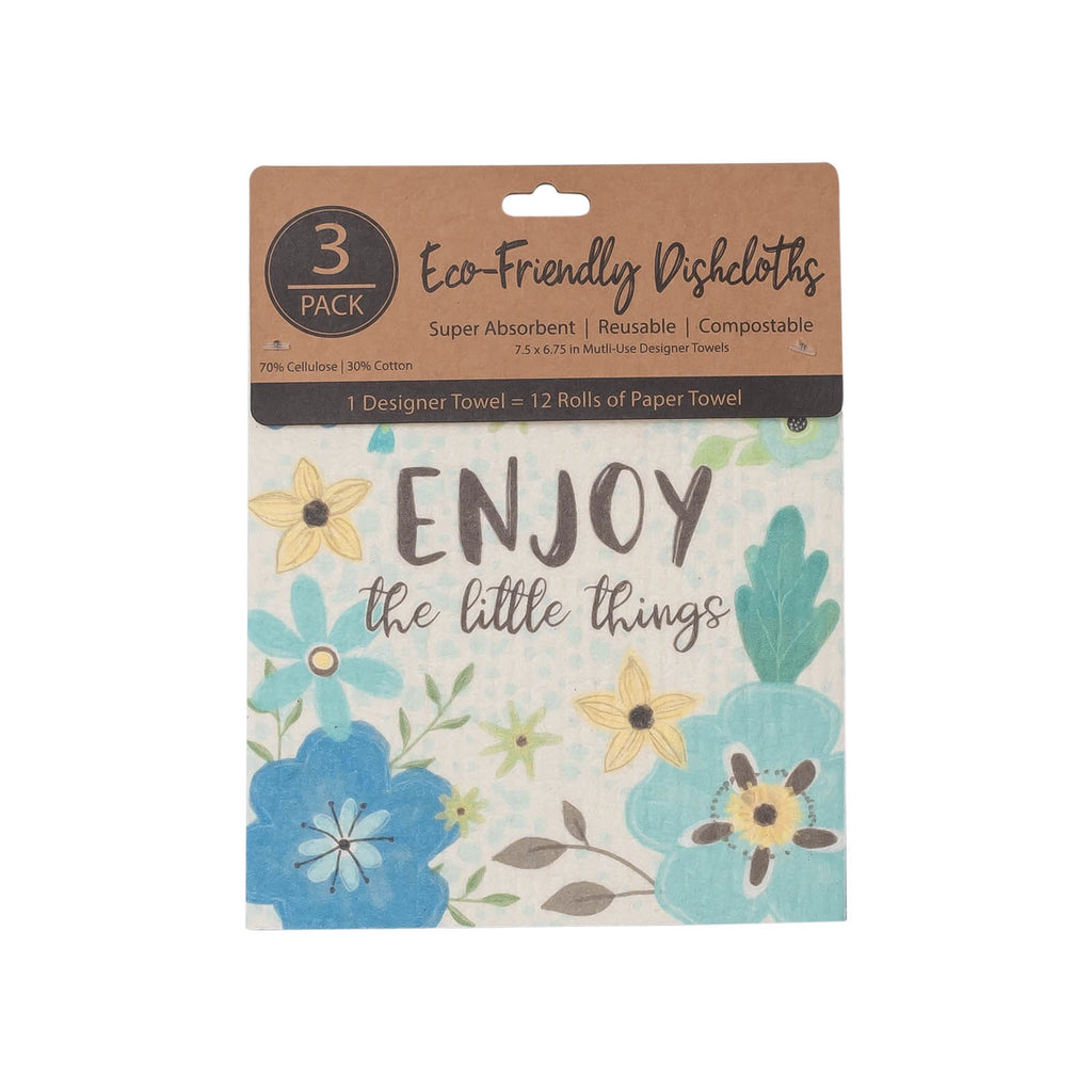 Dishcloth Set: Enjoy The Little Things