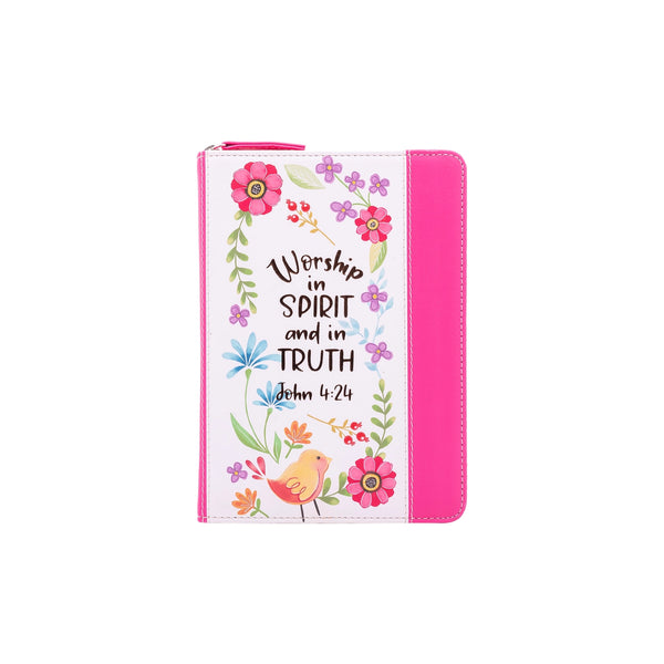 Faux Leather Journal: Worship in Spirit & Truth