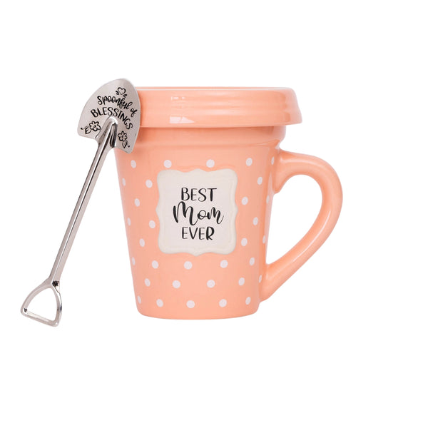Flower Pot Mug: Best Mom Ever