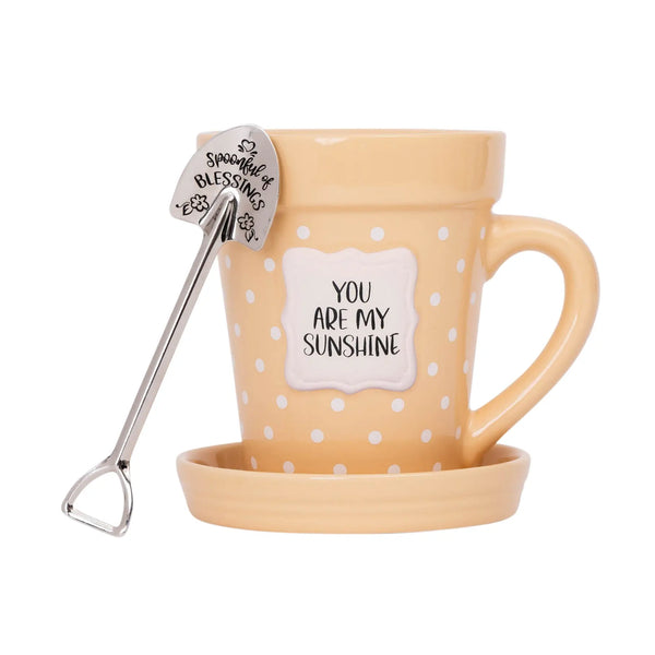 Flower Pot Mug: You Are My Sunshine