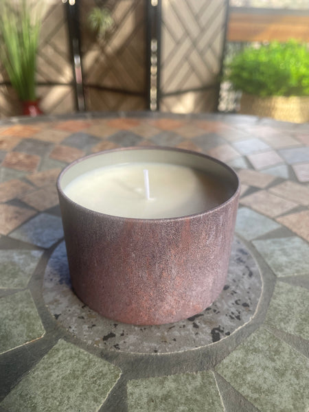 Rustic 8oz Tin Soy Candle