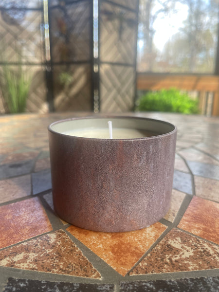 Rustic 8oz Tin Soy Candle