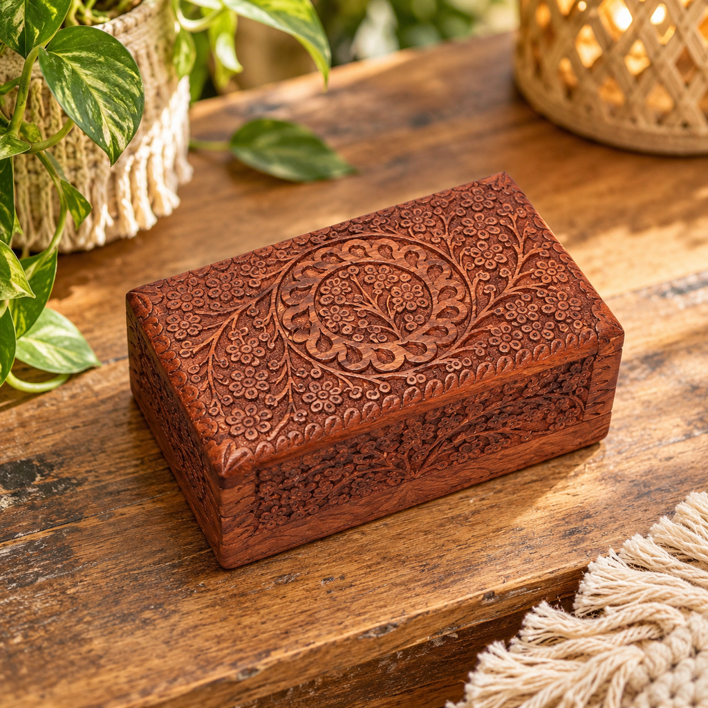 Tree of Life Wooden Box - Medium