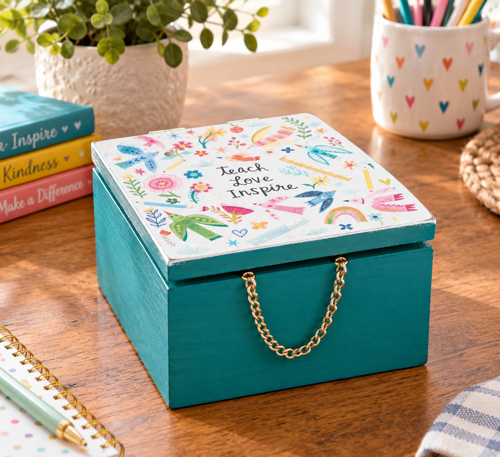 Teach, Love, Inspire Hinged Box
