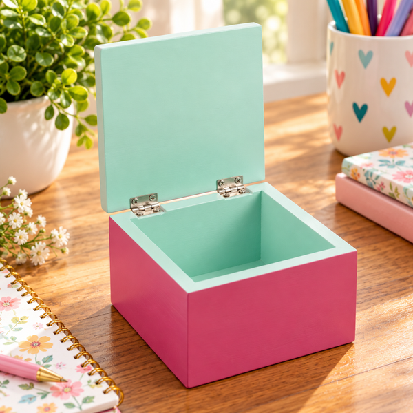 Floral Prayer Hinged Box