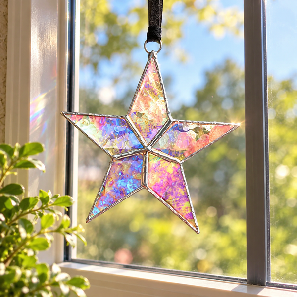 Written in the Stars - Stained Glass Star