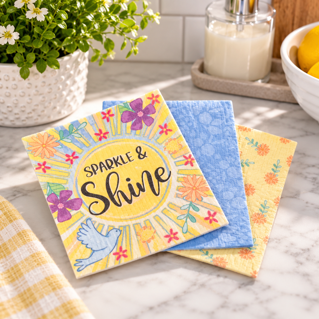 Dishcloth Set: Sparkle & Shine
