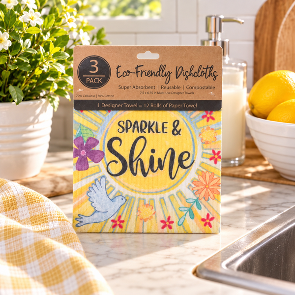 Dishcloth Set: Sparkle & Shine