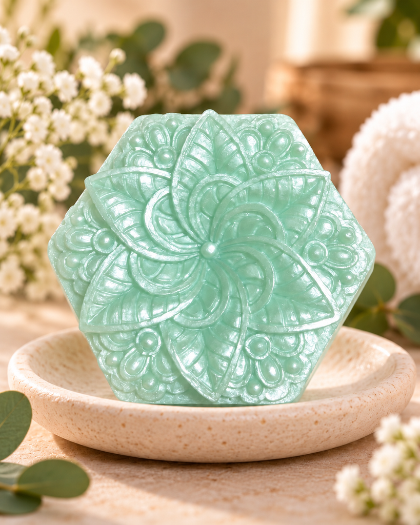 Handcrafted Artisan Bohemian Soap | 3 oz - Pear Pomegranate