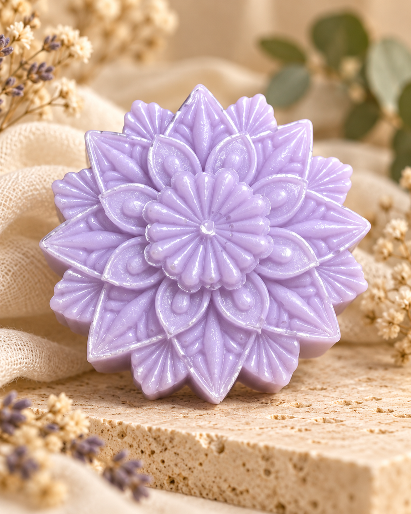 Handcrafted Artisan Bohemian Soap | 3oz - Lavender Sandalwood