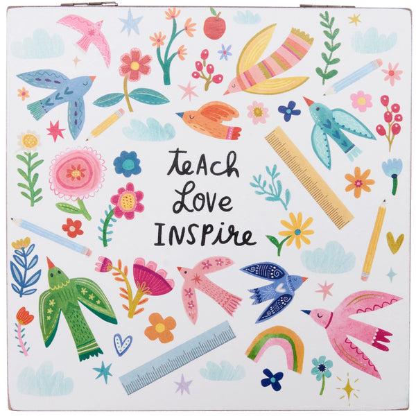Teach, Love, Inspire Hinged Box