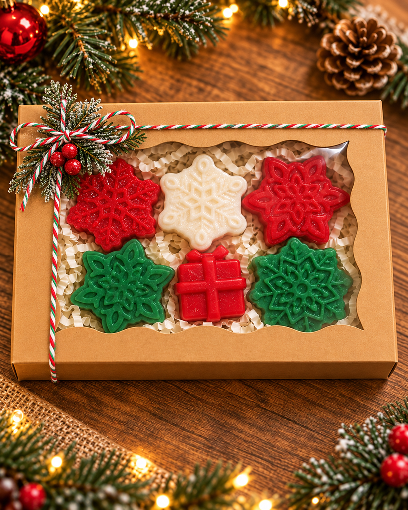 Merry Little Melts | Snowflake Wax Melt Gift Set — 4 oz