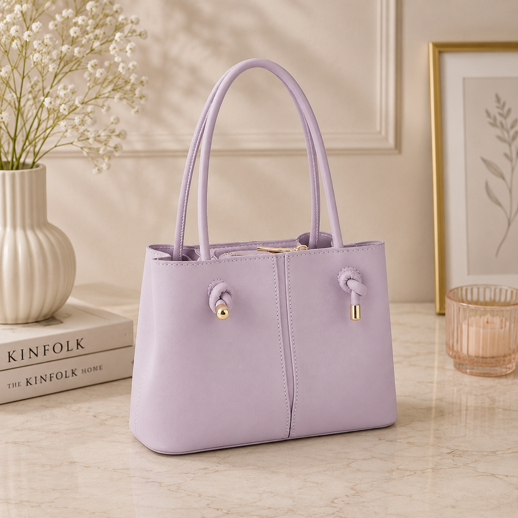 Top Handle Satchel - Lavender